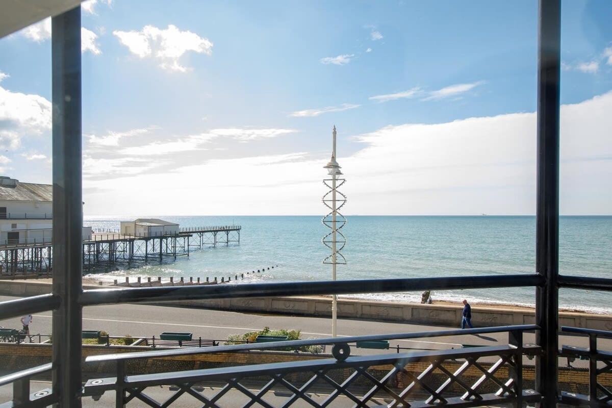 Panoramic Sea Views In Beachfront Apt W Balcony 보그너레지스 외부 사진